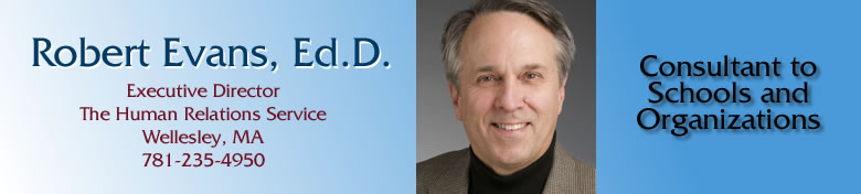 Rob Evans EdD clinical and organizational psychologist Wellesley, MA